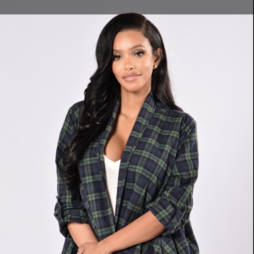 Green/Blue Cardigan